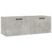 Armoire murale Gris béton 100x36,5x35 cm Bois d'ingénierie - Photo n°2