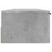 Armoire murale Gris béton 102x30x20 cm Bois d'ingénierie - Photo n°7