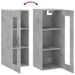 Armoire murale gris béton 34,5x34x90 cm - Photo n°9