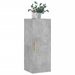 Armoire murale gris béton 34,5x34x90 cm - Photo n°4