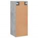 Armoire murale gris béton 34,5x34x90 cm - Photo n°9