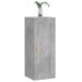 Armoire murale gris béton 34,5x34x90 cm bois d'ingénierie - Photo n°3