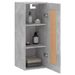 Armoire murale gris béton 34,5x34x90 cm bois d'ingénierie - Photo n°4