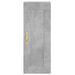 Armoire murale gris béton 34,5x34x90 cm bois d'ingénierie - Photo n°6