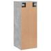 Armoire murale gris béton 34,5x34x90 cm bois d'ingénierie - Photo n°8