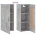 Armoire murale gris béton 34,5x34x90 cm bois d'ingénierie - Photo n°10