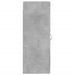 Armoire murale gris béton 34,5x34x90 cm bois d'ingénierie - Photo n°8