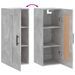 Armoire murale gris béton 34,5x34x90 cm bois d'ingénierie - Photo n°10