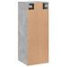 Armoire murale gris béton 34,5x34x90 cm bois d'ingénierie - Photo n°9