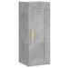 Armoire murale gris béton 34,5x34x90 cm bois d'ingénierie - Photo n°1