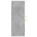 Armoire murale gris béton 34,5x34x90 cm bois d'ingénierie - Photo n°8