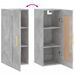 Armoire murale gris béton 34,5x34x90 cm bois d'ingénierie - Photo n°10