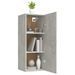 Armoire murale Gris béton 34,5x34x90 cm Bois d'ingénierie - Photo n°4