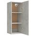 Armoire murale Gris béton 34,5x34x90 cm Bois d'ingénierie - Photo n°7