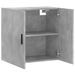 Armoire murale gris béton 60x31x60 cm bois d'ingénierie - Photo n°6