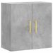 Armoire murale gris béton 60x31x60 cm bois d'ingénierie - Photo n°1