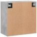 Armoire murale gris béton 60x31x60 cm bois d'ingénierie - Photo n°8