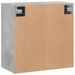 Armoire murale gris béton 60x31x60 cm bois d'ingénierie - Photo n°8