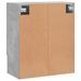 Armoire murale gris béton 60x31x70 cm bois d'ingénierie - Photo n°8