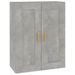 Armoire murale gris béton 69,5x32,5x90 cm bois d'ingénierie - Photo n°2