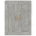 Armoire murale gris béton 69,5x32,5x90 cm bois d'ingénierie - Photo n°5