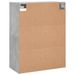 Armoire murale gris béton 69,5x34x90 cm - Photo n°9