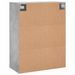 Armoire murale gris béton 69,5x34x90 cm - Photo n°9