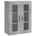 Armoire murale gris béton 69,5x34x90 cm bois d'ingénierie - Photo n°1