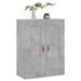 Armoire murale gris béton 69,5x34x90 cm bois d'ingénierie - Photo n°4