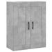 Armoire murale gris béton 69,5x34x90 cm bois d'ingénierie - Photo n°2