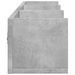 Armoire murale gris béton 75x18x16,5 cm bois d'ingénierie - Photo n°6