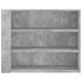 Armoire murale gris béton 75x35x60 cm bois d'ingénierie - Photo n°4