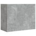 Armoire murale gris béton 75x35x60 cm bois d'ingénierie - Photo n°6