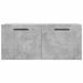 Armoire murale gris béton 80x36,5x35 cm bois d'ingénierie - Photo n°5