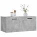 Armoire murale gris béton 80x36,5x35 cm bois d'ingénierie - Photo n°4