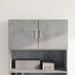 Armoire murale gris béton 80x42,5x40 cm bois d'ingénierie - Photo n°1