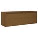 Armoire murale Marron miel 100x30x35 cm Bois de pin massif - Photo n°2