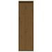 Armoire murale Marron miel 30x30x100 cm Bois de pin massif - Photo n°3