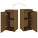 Armoire murale Marron miel 30x30x60 cm Bois de pin massif - Photo n°8