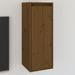 Armoire murale Marron miel 30x30x80 cm Bois de pin massif - Photo n°1