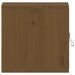 Armoire murale Marron miel 31,5x30x30 cm Bois de pin massif - Photo n°4