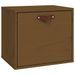 Armoire murale Marron miel 40x30x35 cm Bois de pin massif - Photo n°2