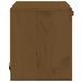 Armoire murale Marron miel 40x30x35 cm Bois de pin massif - Photo n°4