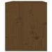 Armoire murale Marron miel 45x30x35 cm Bois de pin massif - Photo n°6