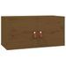 Armoire murale Marron miel 60x30x30 cm Bois de pin massif - Photo n°2