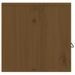 Armoire murale Marron miel 60x30x30 cm Bois de pin massif - Photo n°4