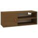 Armoire murale Marron miel 80x30x30 cm Bois de pin massif - Photo n°2