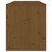 Armoire murale Marron miel 80x30x35 cm Bois de pin massif - Photo n°4