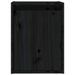 Armoire murale Noir 30x30x40 cm Bois de pin massif - Photo n°5