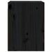 Armoire murale Noir 30x30x40 cm Bois de pin massif - Photo n°6